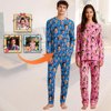 Picture of Custom Pattern Pajama Sets - Personalized Long-Sleeved Pajama Sets - Fun Pattern Pajama Sets