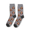 Picture of Custom Photo Face Socks - Custom XOXO Socks - Gift for Couples and Family