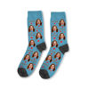 Picture of Custom Photo Face Socks - Custom XOXO Socks - Gift for Couples and Family