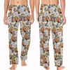 Picture of Custom Pajama Pants with Faces - Personalized Pajama bottoms for gift giving - Christmas Gift for Friends