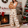Picture of Custom Photo Flannel Pajama Pants - Personalized Dog or Cat Face Sleepwear Gift