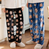 Picture of Custom Photo Flannel Pajama Pants - Personalized Dog or Cat Face Sleepwear Gift