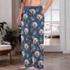 Picture of Custom Flannel Pajama Pants - Personalized Pajama Bottom with Pet Face