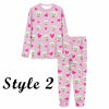 Picture of Custom Pajama Sets - Personalized Long Sleeves Pajama with Faces and Name