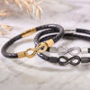 Picture of Personalized Name Infinity Bracelets - Valentine's Day Gift for Him - Custom Stainless Steel Bracelet
