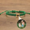 Picture of Custom Photo Projection Bracelet - Handmade Minimalist Memorial Projection Jewelry - Heart-Shaped Bracelet - Gift for Her and Him