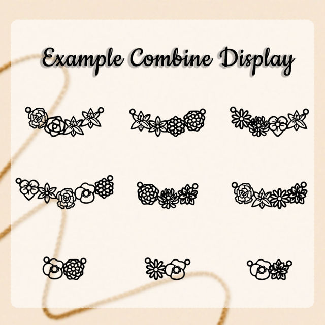 Picture of Personalized Birth Month Flower Necklace -  Month Flower Charm Stainless Steel Necklace - Mothers Day Gifts