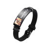 Picture of Personalized Photo Bracelets with Text - Valentine's Day Gift for Him - Custom Engraved Bracelet