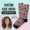 Picture of Custom Face Socks For Boyfriend and Girlfriend - Valentine's Day Gifts