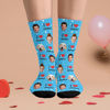 Picture of Custom Photo Face Socks - Photo Socks with the Name of Your Lover - Gift for Couples