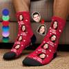 Picture of Custom Photo Face Socks for Couples - I Love MY Wife / Husband Sccks - Valentine's Day Gifts