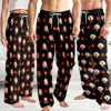Picture of Custom photo pajama pants - Personalized pajama pants - Multi-head pajama pants - Valentines' Day Gift