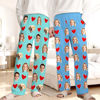 Picture of Custom photo pajama pants - Multi-head pajama pants - Valentines' Day Pajama Bottom