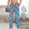 Picture of Custom Valentines' Day Pajama Pants with Face - Personalised Matching Photo Pajama Bottom